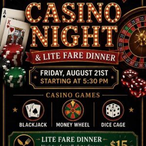Casino Night & Lite Fare Dinner
